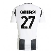 Juventus Andrea Cambiaso #27 Hjemmedrakt 2024-25 Kortermet